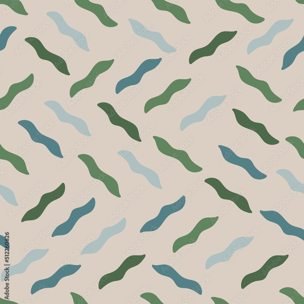 Naklejka premium Colorful seamless pattern. Bright abstract shapes