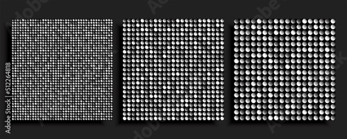 Silver shiny sequin, sparkle or glitter posters