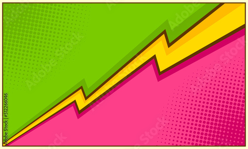 Comic pop art versus fight background template