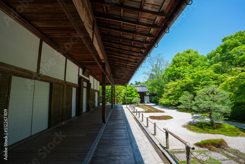 京都　南禅寺の塔頭寺院　天授庵の新緑