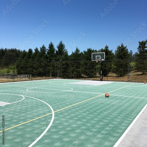 basketball court in the park