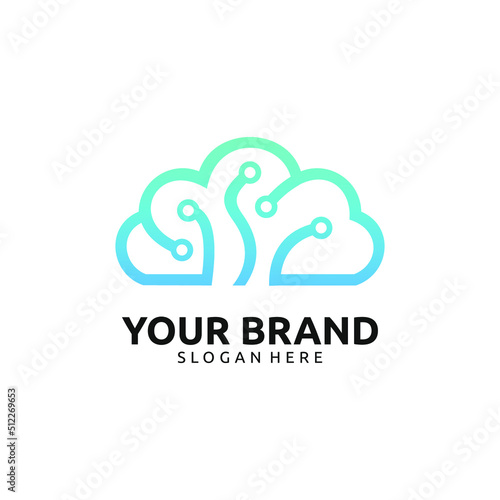 CLOUD TECHNOLOGY LOGO DESIGN