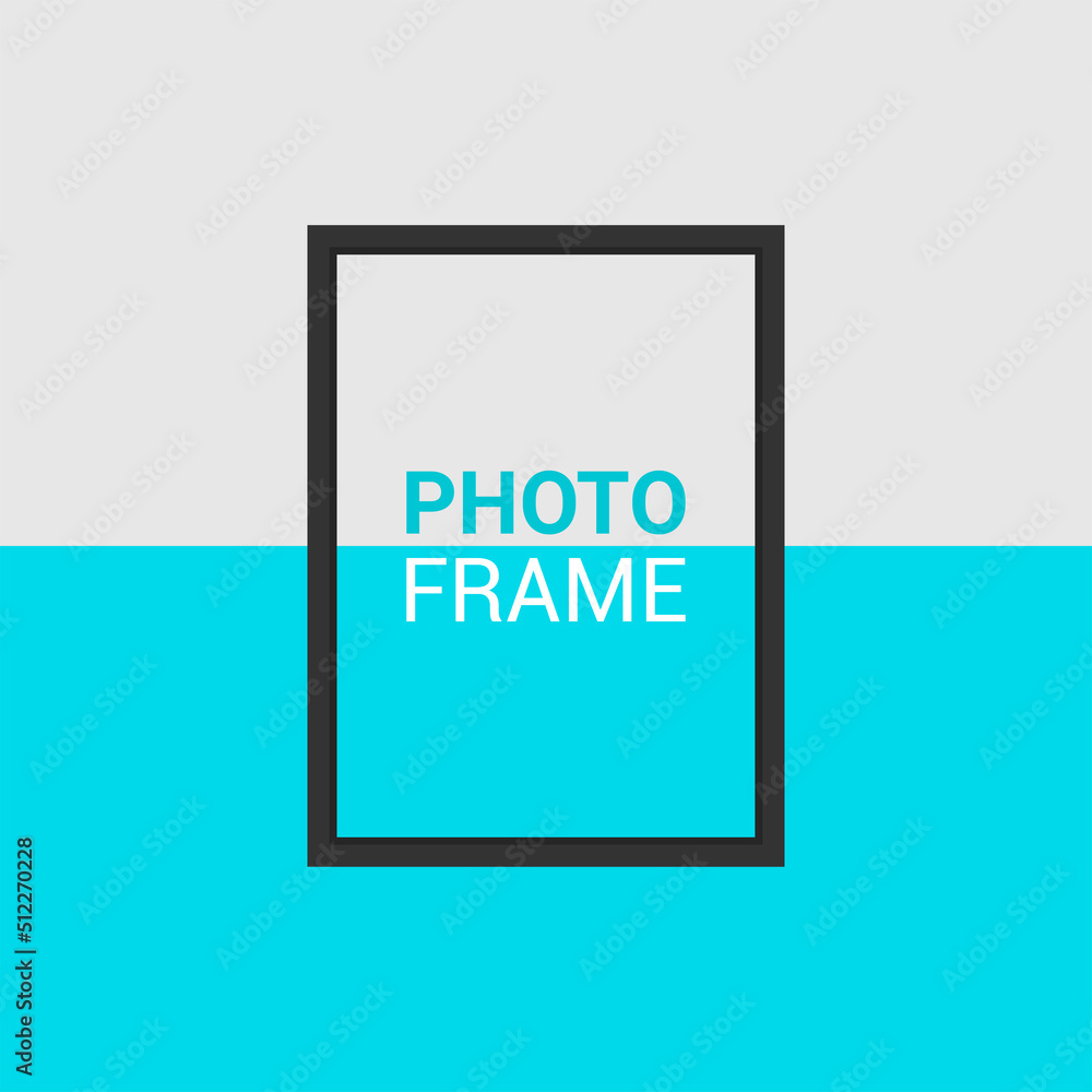 Fototapeta premium photo frame vector design template 