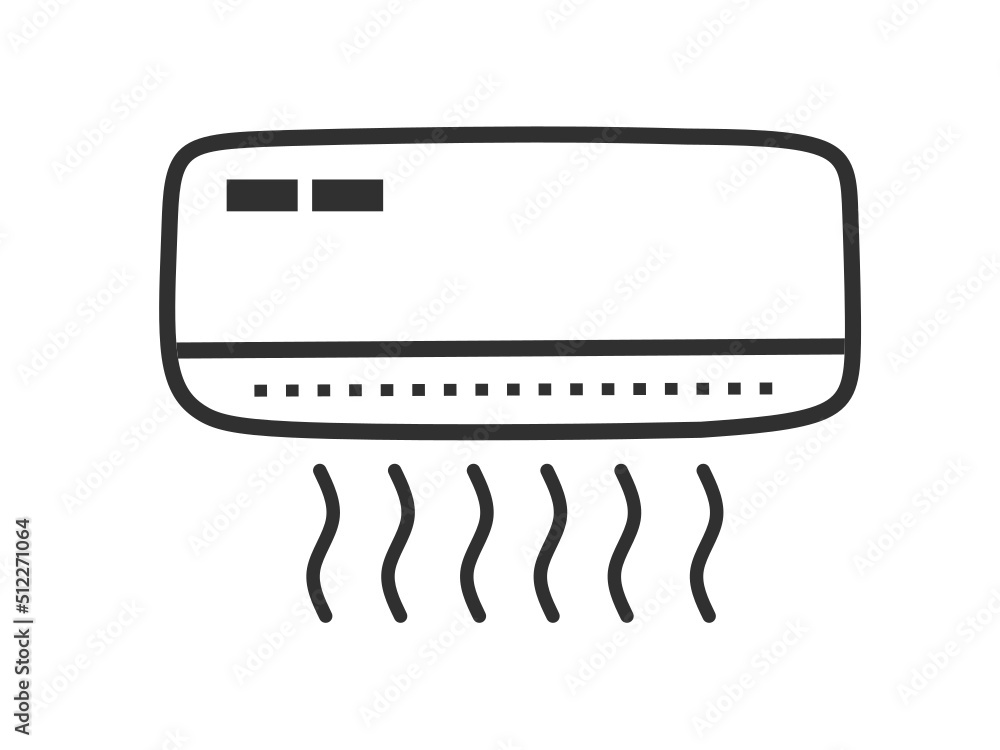 air conditioner icon vector with trendy design air conditioner icon vector with trendy design