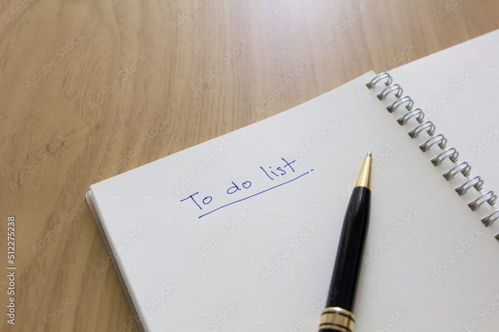 to do list write on notebook ,life planning to do list write on notebook ,life planning