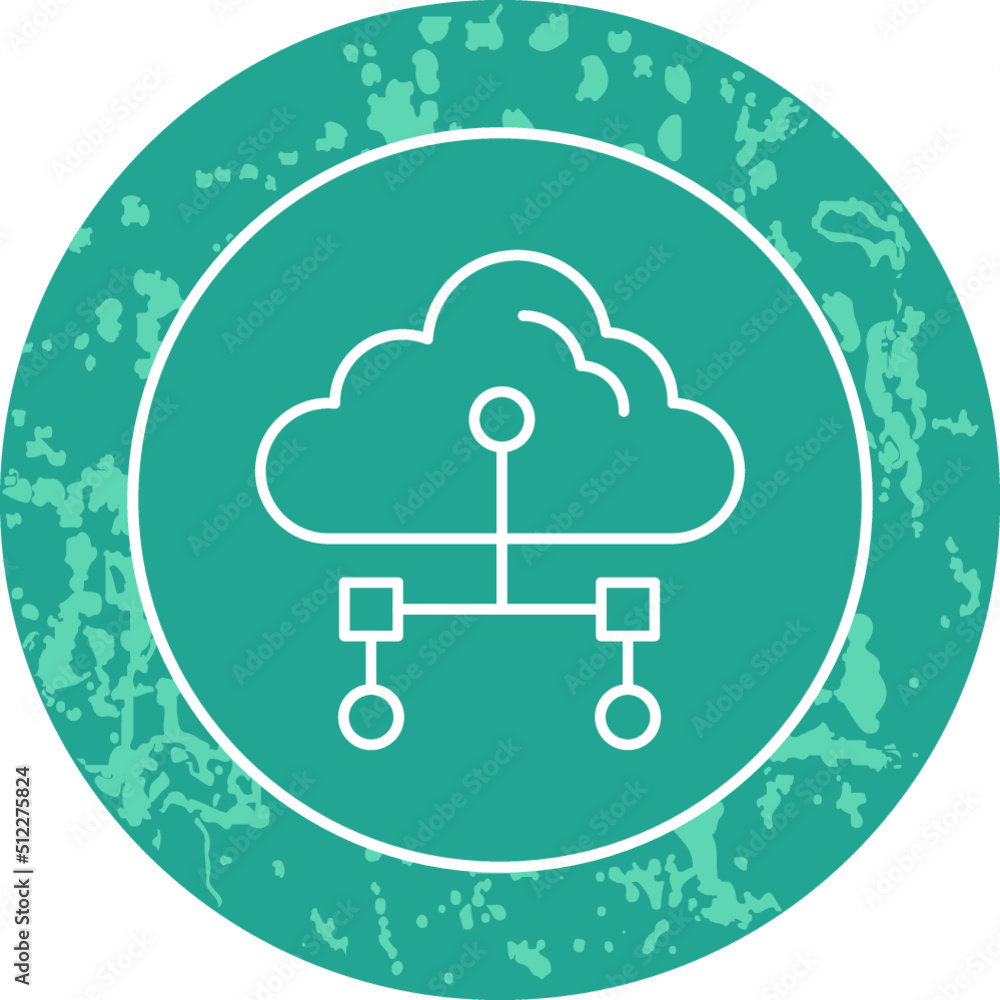 Unique Line Round Circle Icon