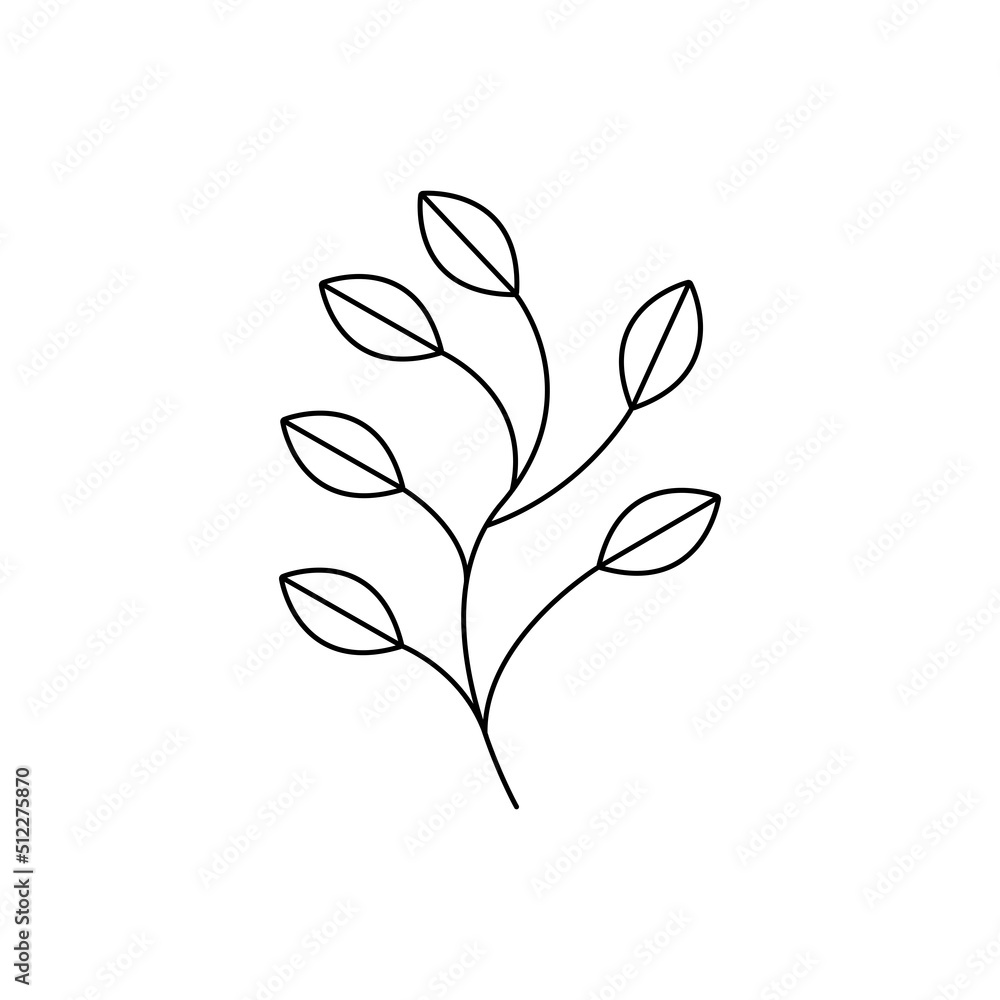 Hand drawn flower template vector Hand drawn flower template vector