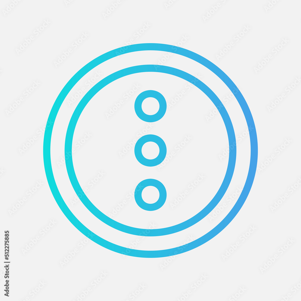 More icon in gradient style about user interface, use for website mobile app presentation More icon in gradient style about user interface, use for website mobile app presentation