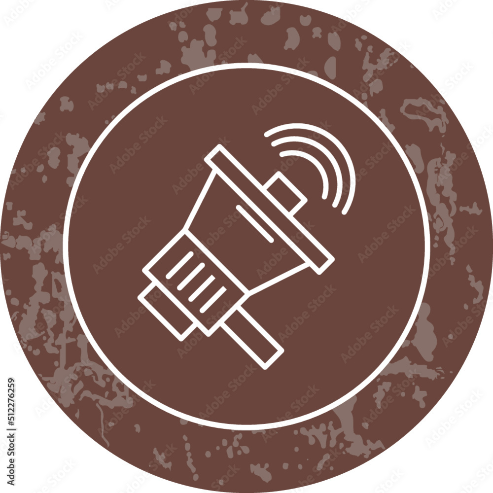 Unique Line Round Circle Icon Unique Line Round Circle Icon