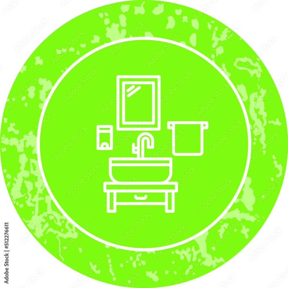 Unique Line Round Circle Icon Unique Line Round Circle Icon