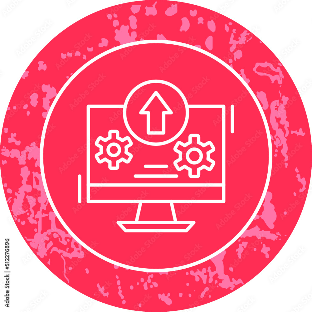 Unique Line Round Circle Icon Unique Line Round Circle Icon