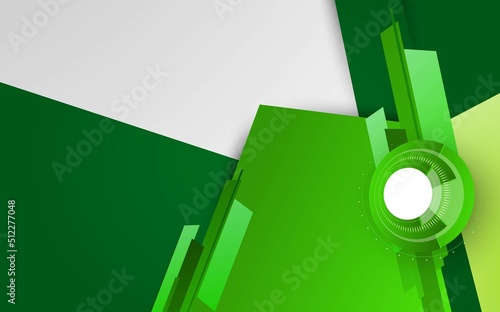 Cover Abstract background Actions polygon template green color vector