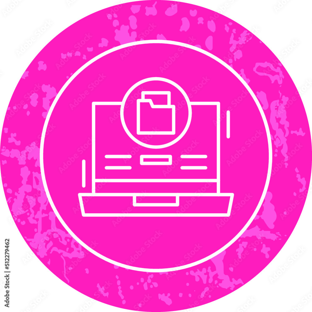 Unique Line Round Circle Icon Unique Line Round Circle Icon