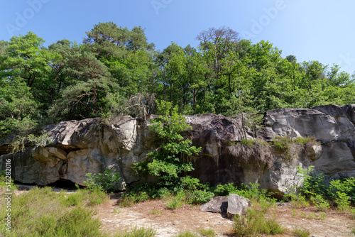 Madagascar old stone quarry in Ile-De-France region