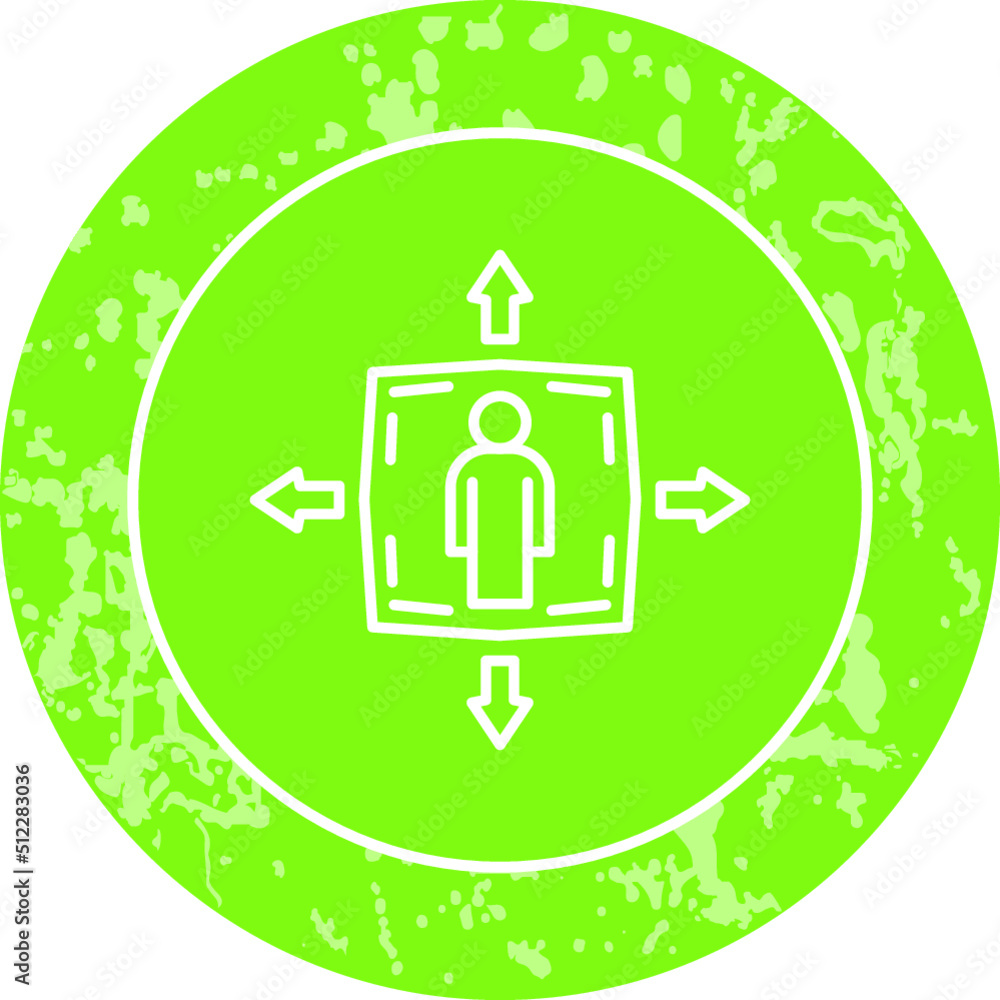 Unique Line Round Circle Icon Unique Line Round Circle Icon