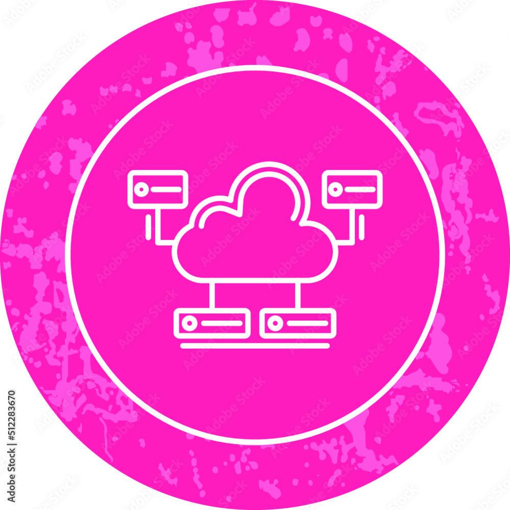 Unique Line Round Circle Icon Unique Line Round Circle Icon