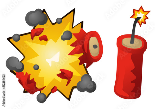 Dynamite Stick Explosive