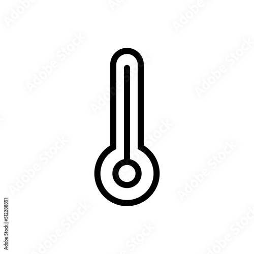 Thermometer simple icon