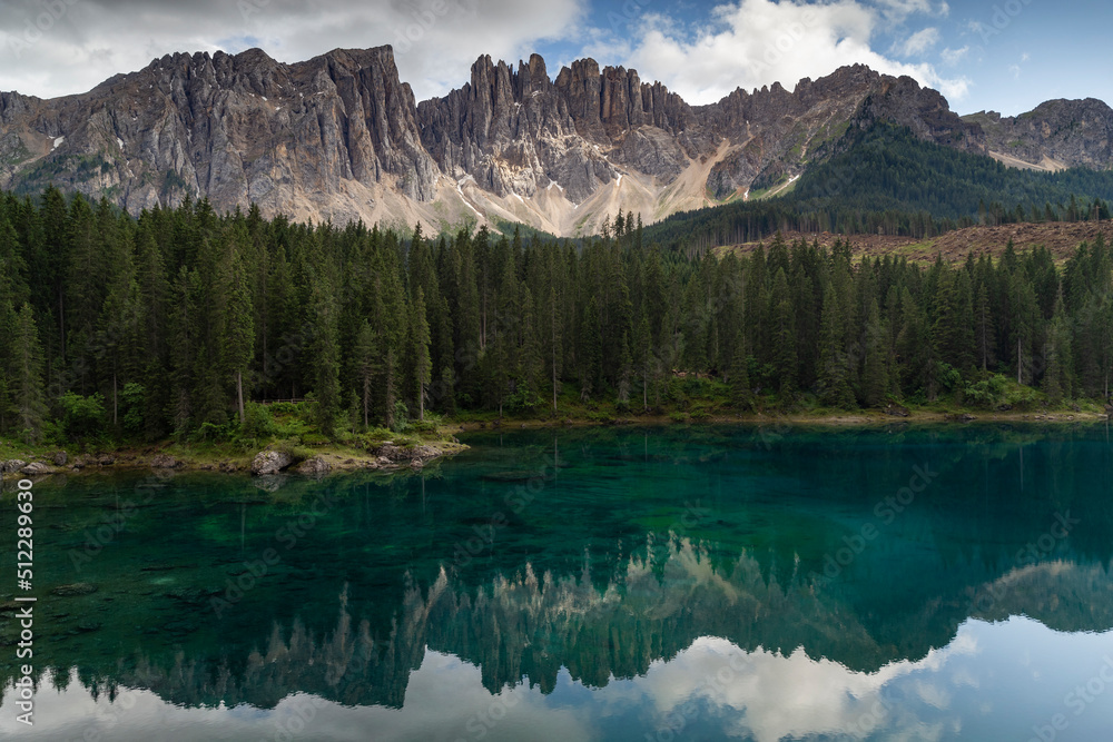 lake in the mountains, Dolomites