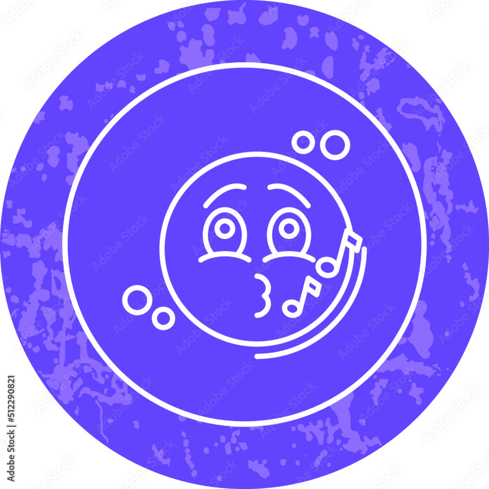 Unique Line Round Circle Icon Unique Line Round Circle Icon