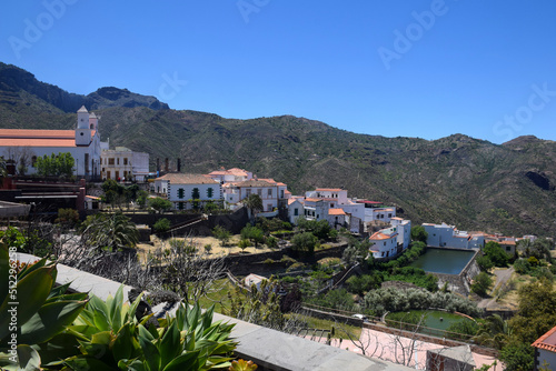 tejeda panorama, grand canary island photo