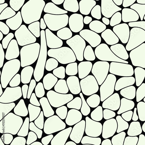 Marble fresco vector background. Poster seamless pattern. Monochrome stone mosaic.