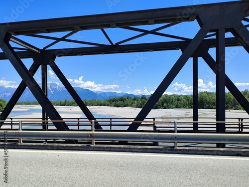 Eisenbahnbrücke am Tagliamento