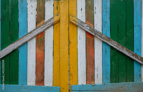 old gate, old painted fence, old paint, wood texture