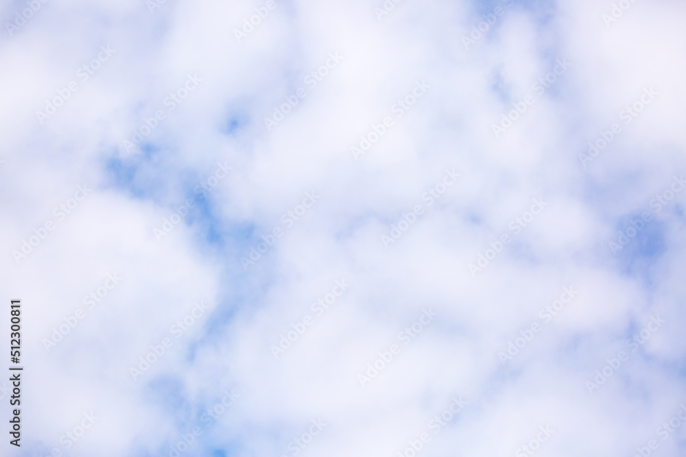 Fototapeta premium Beautiful clouds against the blue sky.