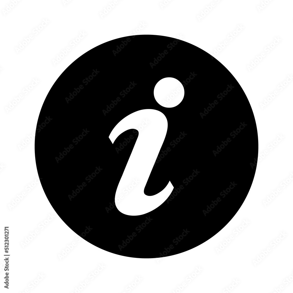 Information icon on white background. Vector illustration. Information icon on white background. Vector illustration.