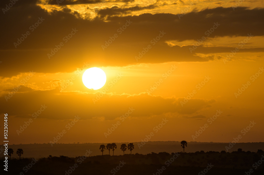 Sunrise in Murchonson Falls National Park Uganda Sunrise in Murchonson Falls National Park Uganda