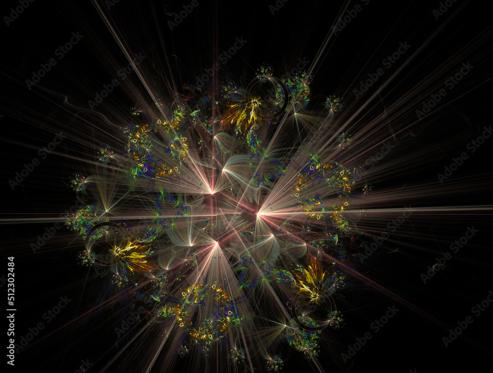 Imaginatory fractal abstract background Image Imaginatory fractal abstract background Image