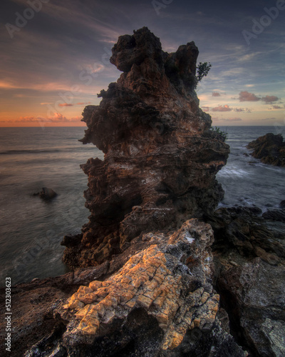 Wallpaper Mural sunset on the beach Torontodigital.ca