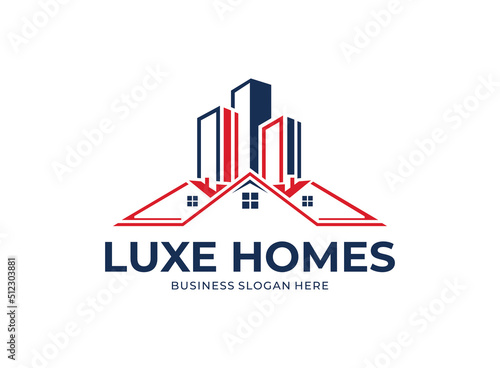 Building logo design illustration vector graphic design