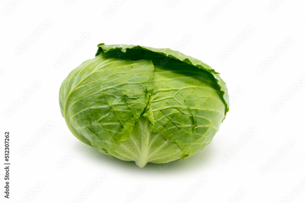 Cabbage isolated on white background. Cabbage isolated on white background.