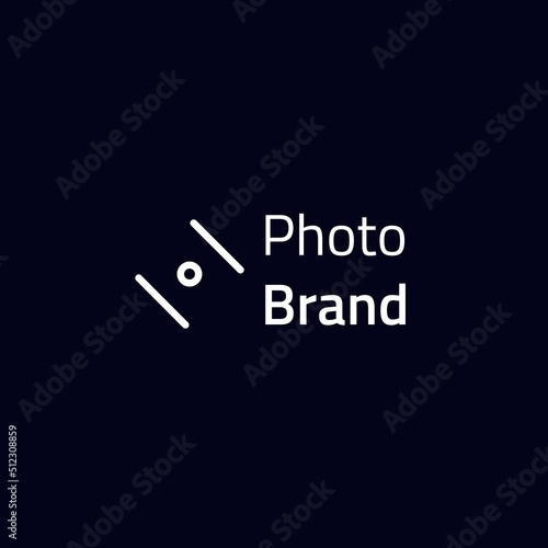 The logo is a combination of lines and circles that make up the camera.