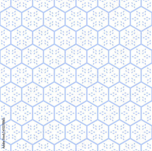 Seamless geometric hexagons pattern. Honeycomb structure.