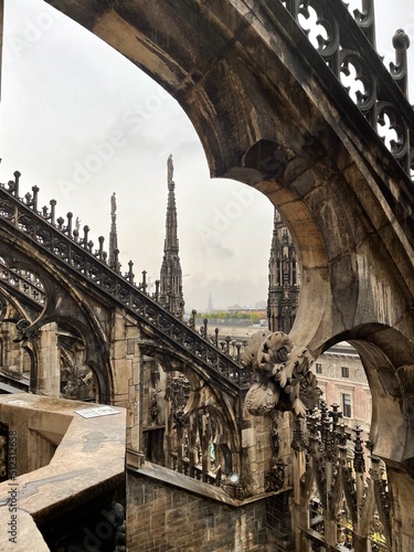 Cathédrale Milan toits 3