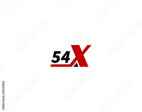 54 Times, 54X Initial letter logo