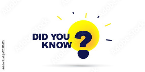 Did you know lettering text illustration