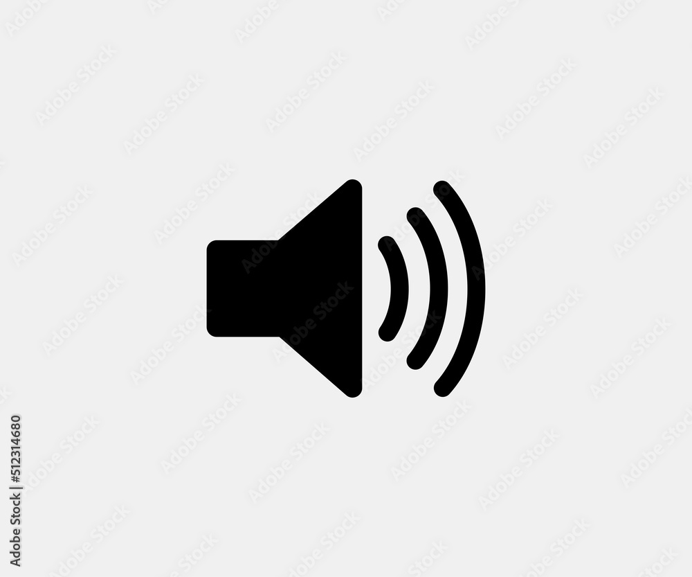 Speaker icon vector, Audio icon, music icon, sound icon. Speaker symbol. Speaker icon vector, Audio icon, music icon, sound icon. Speaker symbol.