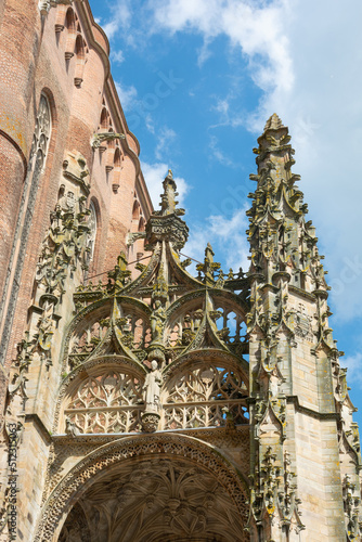 Albi Cathedral - Place Sainte-Cecile, Albi, France.