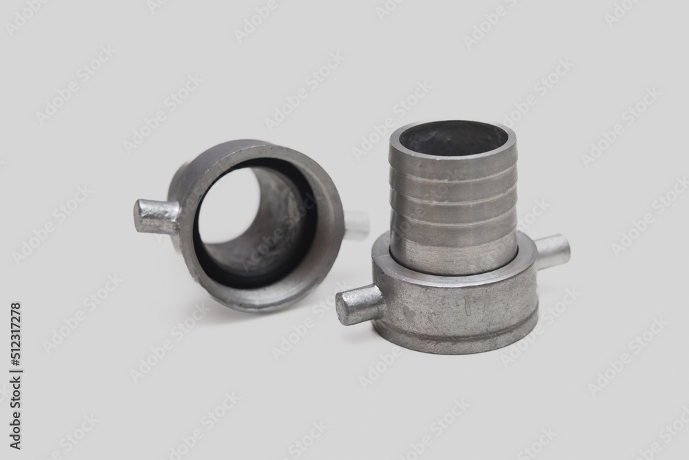 the threaded galvanized pipe connecting the pump and the hose is equipped with a lock or screwdriver the threaded galvanized pipe connecting the pump and the hose is equipped with a lock or screwdriver