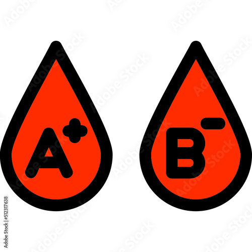 Blood Types Icon