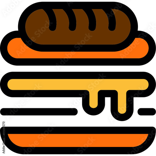Cuban Sandwich Icon