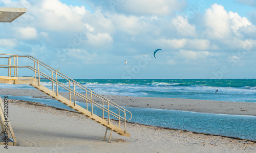 Kitesurfing stormy afternoon mullaloo beach photo