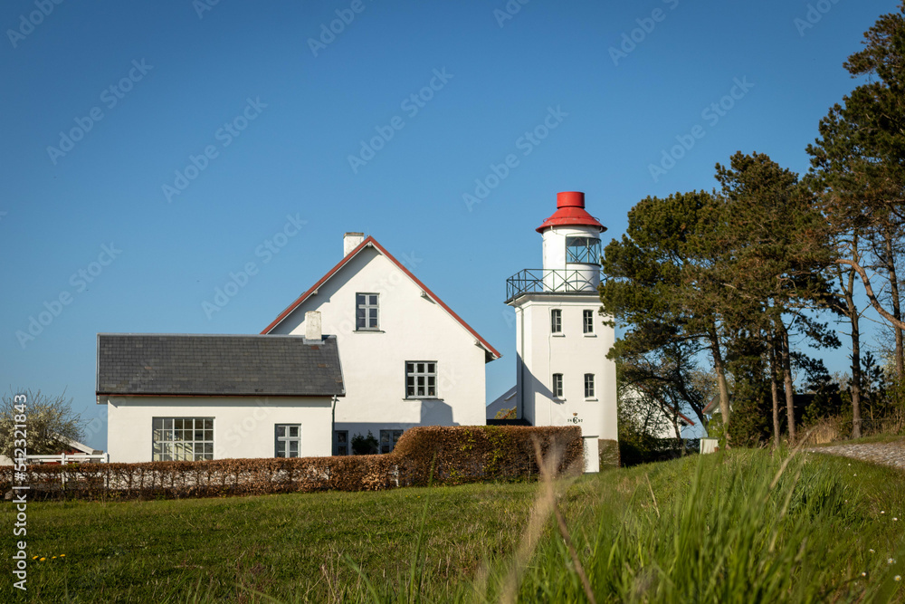 Lighthouse on the coast of Tranekær Lighthouse on the coast of Tranekær