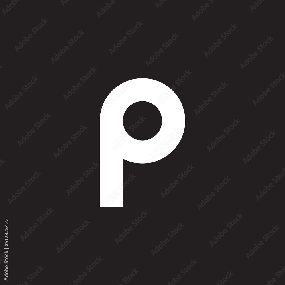 Initial letter p logo design Free Vector Initial letter p logo design Free Vector