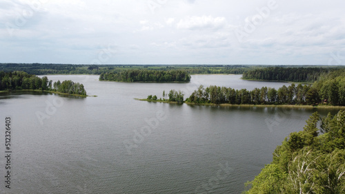 Rytoe lake, Smolensk lakeland summer landscape