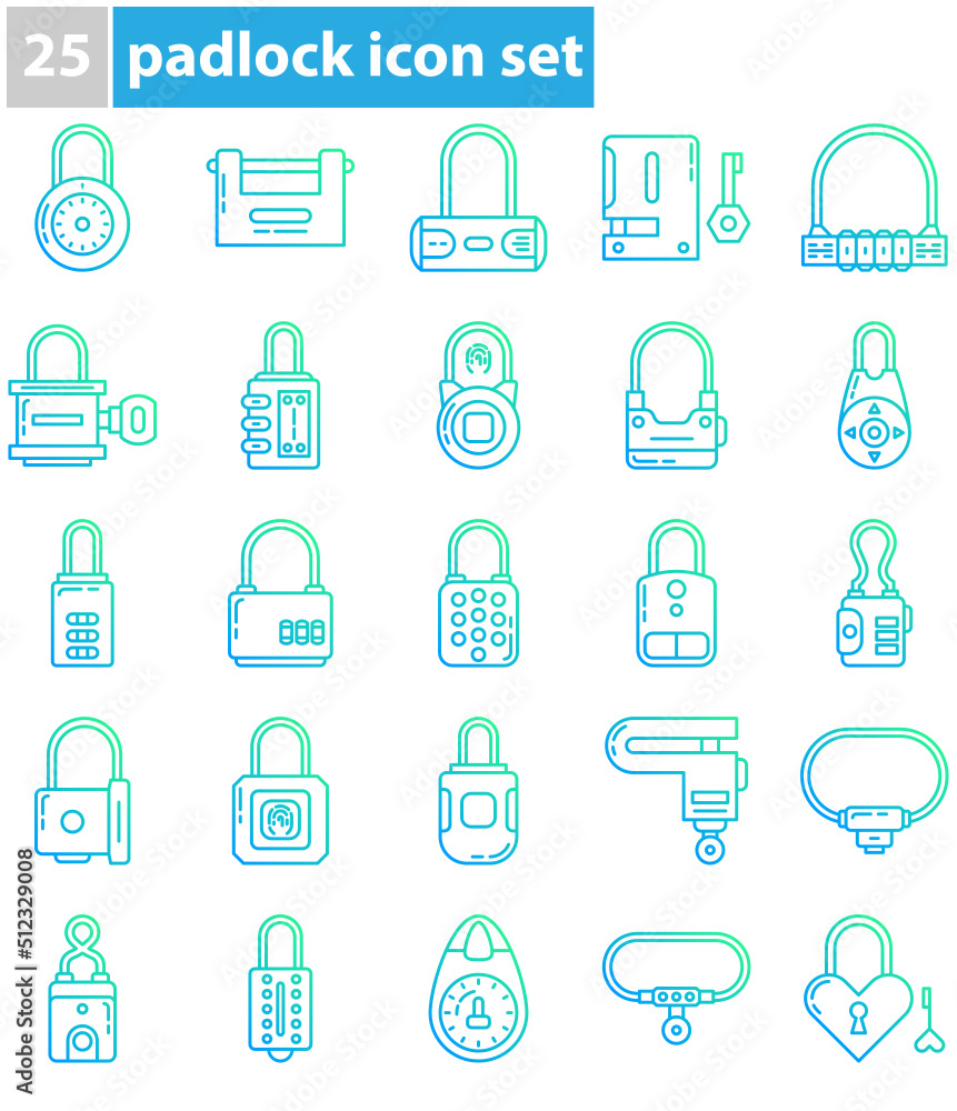luxury padlock icon on transparent background luxury padlock icon on transparent background